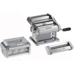 Machine à pâtes - marcato - pastaset - acier chromé - 200 watt - 5 formats de pâtes Machine à pâtes - marcato - pastaset - acier chromé - 200 watt - 5 formats de pâtes