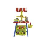Marchande en plastique avec accessoires 46 x 37 x 83 cm - commercant - jeu d imitation - nouveaute Marchande en plastique avec accessoires 46 x 37 x 83 cm - commercant - jeu d imitation - nouveaute