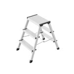 Marche pied double acc�s 2x3 marches pliant en aluminium hailo d60