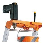 Marchepied - tubesca - comabi - mp pro - aluminium anodisé - 4 marches - ultra - intensif Marchepied - tubesca - comabi - mp pro - aluminium anodisé - 4 marches - ultra - intensif