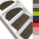 Marchettes descalier dynasty velours terra rectangulaire 235 x 65 cm