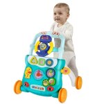 Marcheur dapprentissage assis - debout jouet 2 en 1 pousser pour b�b� avec musique pour enfants filles ...