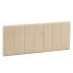 Marckonfort t�te de lit tapiss�e creta 140x60cm beige