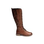 Bottes hautes - marco tozzi - 25624 - cognac - cuir - zip