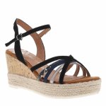 Marco tozzi - nu - pieds compenss - noir - adulte femme