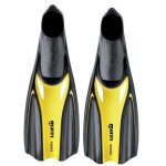 Palmes enfant - mares - manta junior - jaune - chausson confortable - propulsion optimis�e