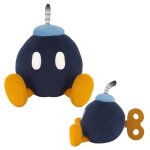 Peluche - nintendo - bob - bomb - 13cm - super mario - noir