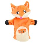 Marionnette  main animale - omabeta - renard orange - jouet ducatif en jeux poupon