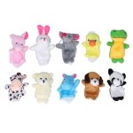 Marionnettes � main peluche mxzzand - 10pcs - animaux dessin anim� - jeux interactifs parents enfants ...