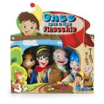 Marionnettes  main pinocchio - leomark - 4 personnages colors - bleu - mixte - 2 ans garantie