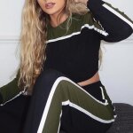 Marioyuzhang 2pcs femmes survtement pantalons sweat ensembles sport  manches longues casual wear suit ...