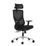 Mark adler manager 3. 3 - fauteuil de bureau ergonomique tissu & mesh hd noir r�glable � roulettes