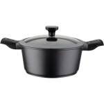 Marmite fonte daluminium - gsw - easy click - 20 cm - induction - noir