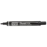 Marqueur permanent - pentel - pen n50 - noir - pointe ogive - indlbile