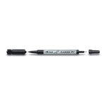 Marqueur permanent - pilot - marker twin - couleur: noir - ind�l�bile - opaque