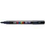 Marqueur à pigment - uniball - posca pc - 3m - bleu marine - pointe ronde - indélébile Marqueur à pigment - uniball - posca pc - 3m - bleu marine - pointe ronde - indélébile