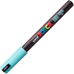 Marqueur posca pc - 1mr vert deau pointe extra - fine calibre