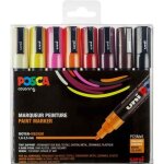 Marqueurs - posca - pc5m - couleurs chaudes - pointe conique moyenne Marqueurs - posca - pc5m - couleurs chaudes - pointe conique moyenne