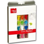 Marqueur vacuvin glass markers 12 figurines