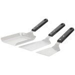 Accessoire barbecue et plancha le marquier kit 3 spatules (agr85 / 87 / 88)