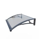 Marquise aluminium et polycarbonate werka pro 80 x 120 cm