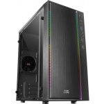 Bo�tier mini tour - mars gaming - mcm rgb - noir - panneau vitr� - ventilateur 80 mm