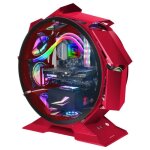 Botier pc gaming - mars gaming - mcorb rouge - micro - atx xl - double vitrage - refroidissement optimal ...