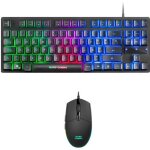 Pack clavier souris rgb gamer - mars gaming - mcptkl - tkl - noir - �clairage rgb breathing & flow