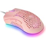 Mars gaming mmex rose souris gamer rgb 32k dpi c�ble feather switches optiques