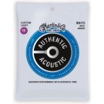 Martin ma175 - jeu de cordes guitare acoustique - authentic - custom light 11 - 52 Martin ma175 - jeu de cordes guitare acoustique - authentic - custom light 11 - 52