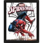 Affiche lenticulaire 3d - marvel - spiderman / venom - 26x20 cm - d�coration murale - noir