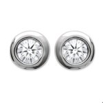 Mary jane - boucles doreilles argent - haut:2mm - femme - homme - fille - gar�on - puce - rond