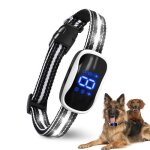 Masbrill collier anti - aboiement pour chien - avec lumire led son vibration & choc collier dressage ...