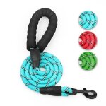 Masbrill laisse chien avec poign�e souple rembourr�e et corde antid�rapante pour petits moyens et gros ...