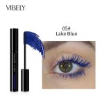 Mascara mascara de couleur curling pais et durable pas de bavures mascara bleu