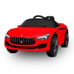 Maserati ghibli voiture electrique pour enfant rouge (2 x 25w) marche avant et arri�re phares fonctionnels ...