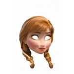 Masque anna en carton - rubies - fille - a partir de 3 ans - marron