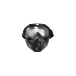 Masque casque jet trendy 17 t - 101 dark knight noir mat