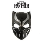 Masque dguisement black panther marvel - sebthom - enfant - rglable et ajustable - noir - mixte