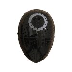 Masque d�guisement squid game - soldat rond - noir - adulte - garantie 2 ans