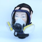 Masque de filtre de peinture de respirateur de poussire de masque chimique de masque anti - gaz de masque ...