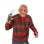 Masque freddy en latex souple adulte halloween - rubies - effrayant et idal pour soires  thmes - ...