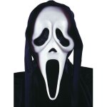 Masque ghostface? avec capuche noire ? officiel scream taille adulte