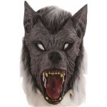 Masque loup garou intgral - ptit clown - adulte - latex - gris - mixte
