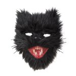 Masque - no name - chat diabolique - peluche - blanc - adultes mixte