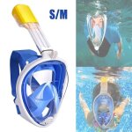 Masque de plongée - tresor - anti - brouillard - plein visage - taille s / m - bleu Masque de plongée - tresor - anti - brouillard - plein visage - taille s / m - bleu