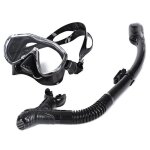 Masque de plonge kit snorkeling tuba de plonge lunettes de piscine anti - fuite antibue lunettes de ...