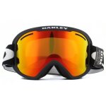 Masque de ski - oakley - o frame 2. 0 pro xm - noir mat - fire iridium - persimmon
