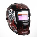 Masque de soudure faucheur obscur - variable - swarey - arc tig mig - rouge - automatique - solaire