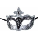 Masque v�nitien noir - ptit clown - accessoire de f�te - adulte - int�rieur